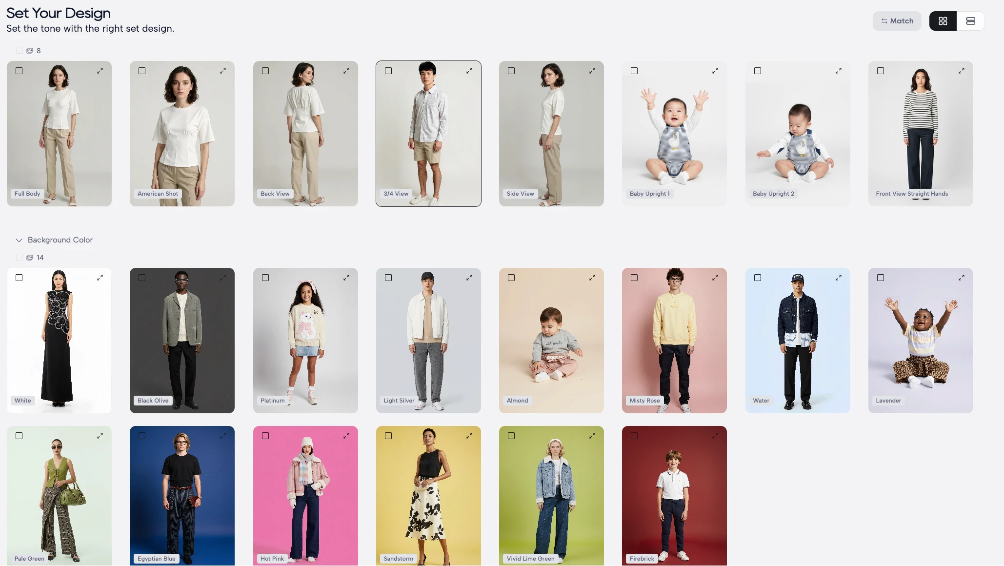 Backgrounds For AI fashion photoshoots