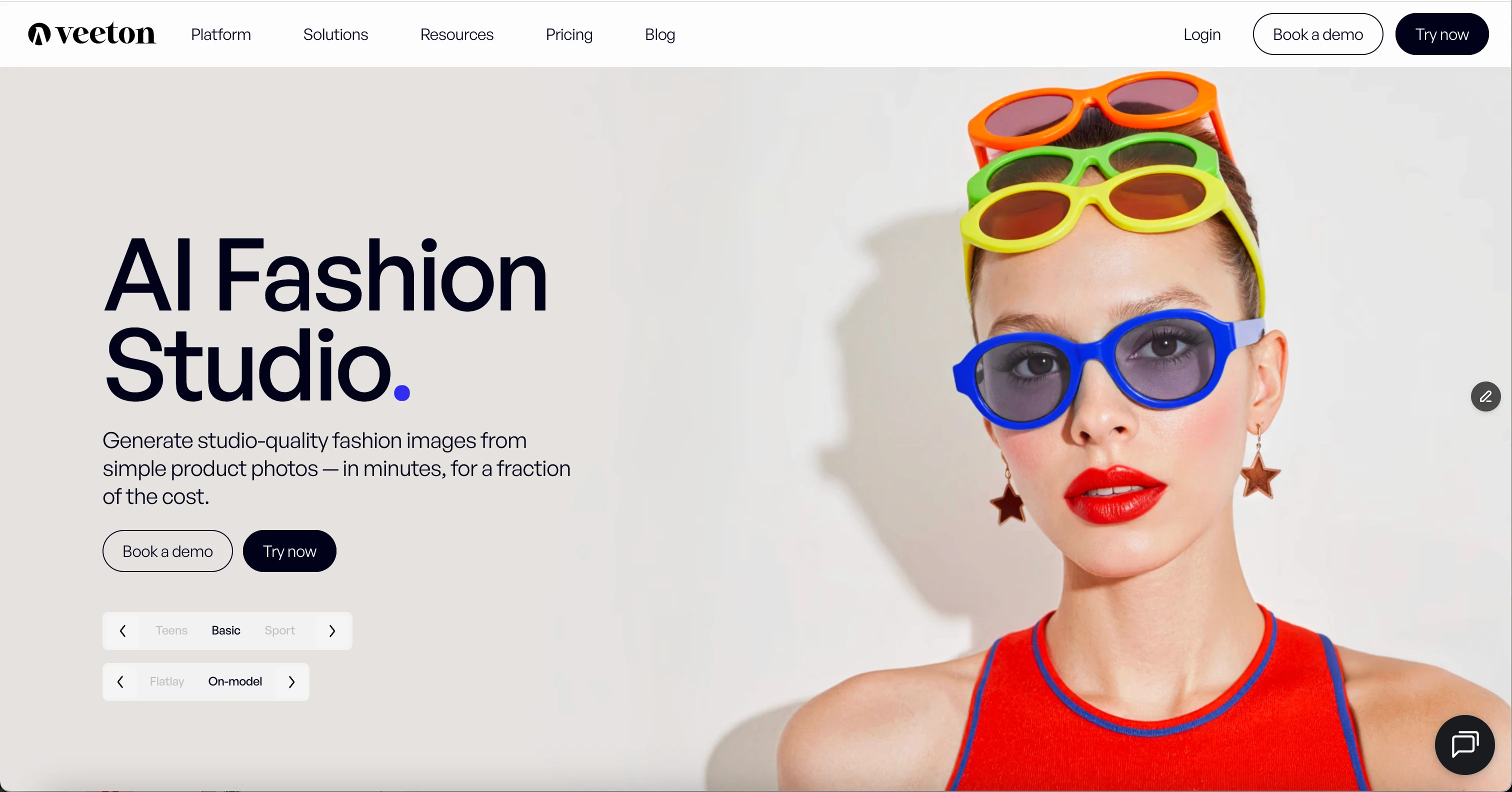 Veeton, leader in AI Photoshoots