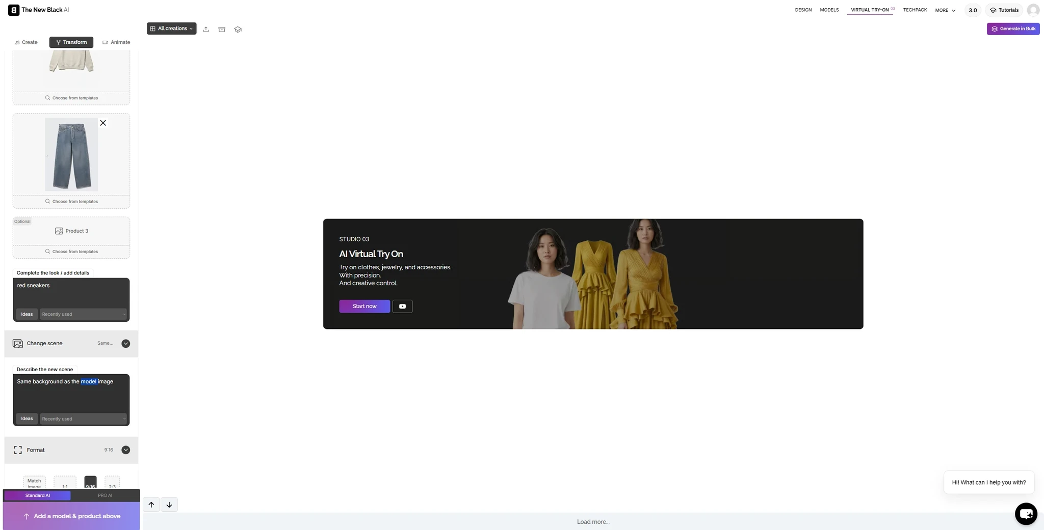 Plattform von The New Black AI