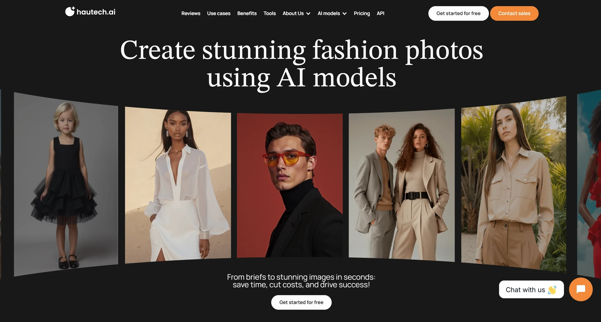 Stunning fashion models with AI