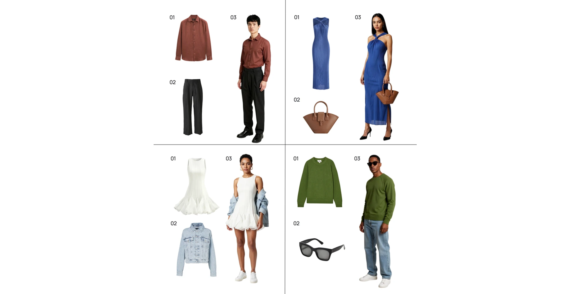 Mix, match, and accessorize in just a few clicks thanks to Veeton’s virtual stylist.