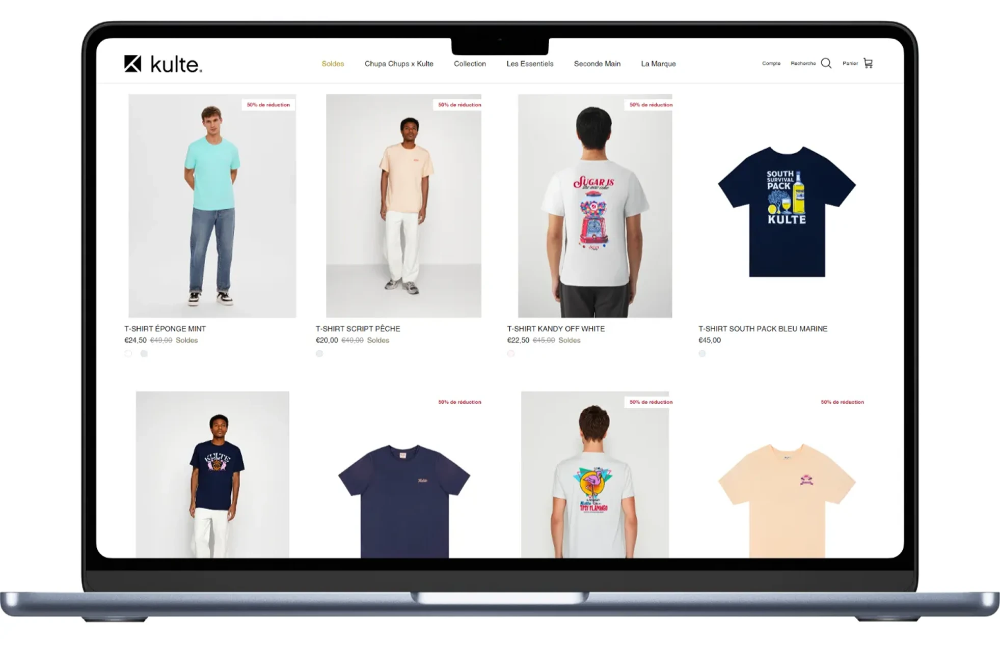 Kulte’s website dressed by Veeton - generated by Veeton.