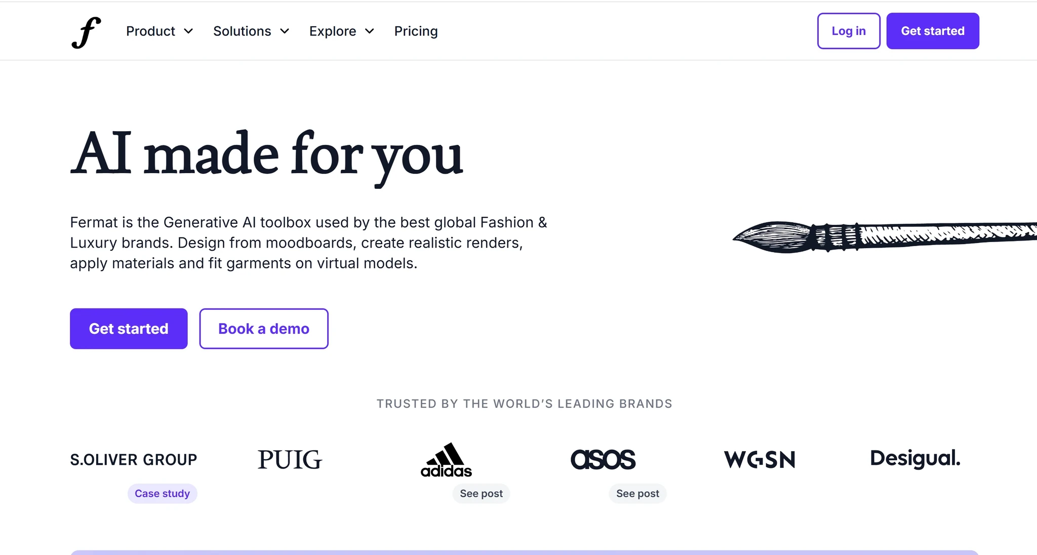 Secure solution for brands who need confidentiality