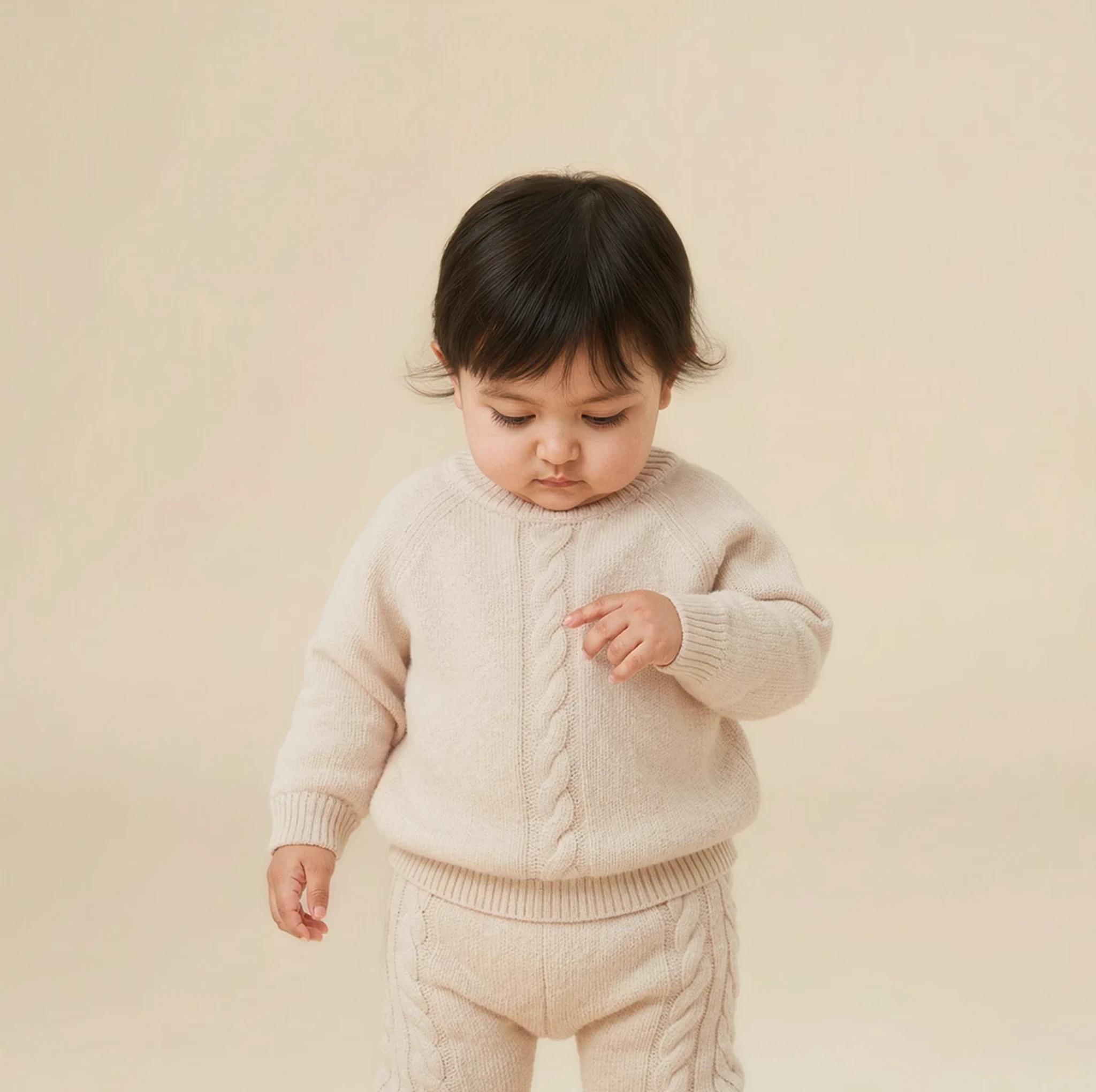 KI-generiertes Babymodel für Mode
