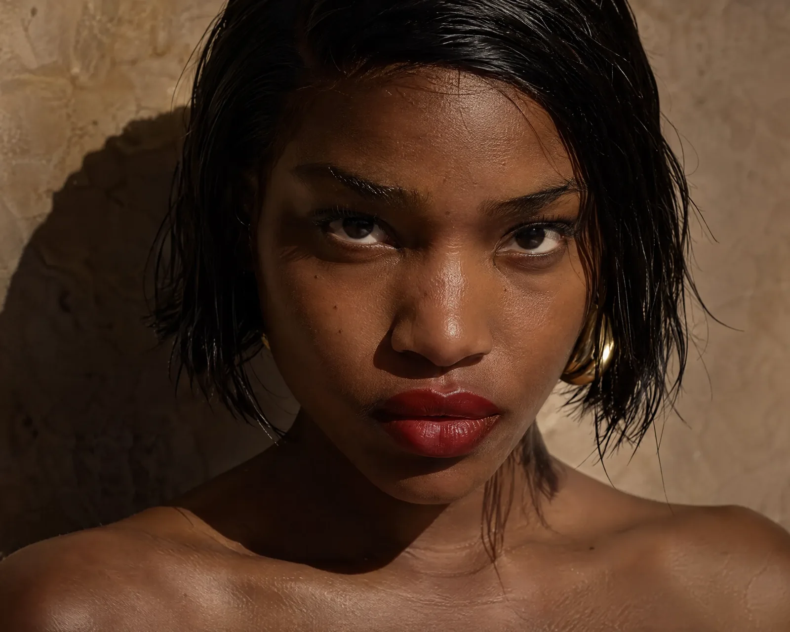 AI-generated model portraits from Model generation