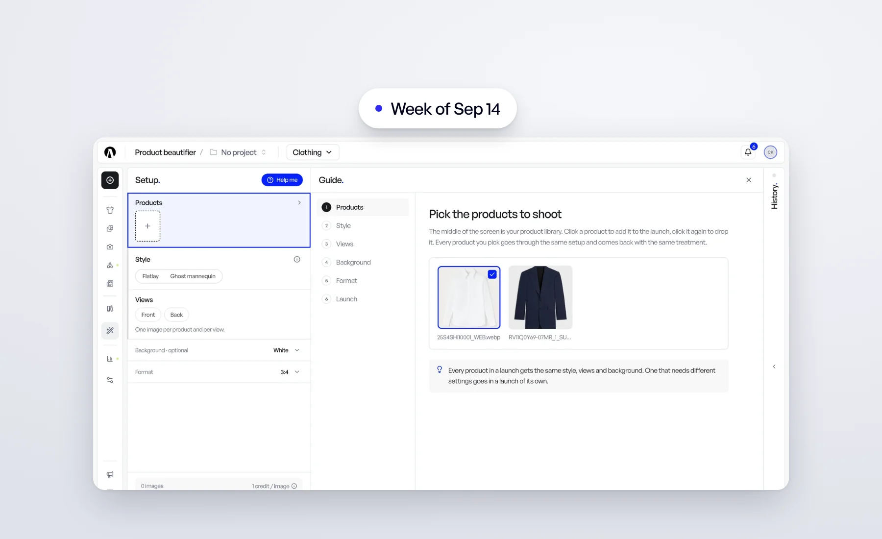 L’Embellisseur produit avec son guide pas à pas ouvert